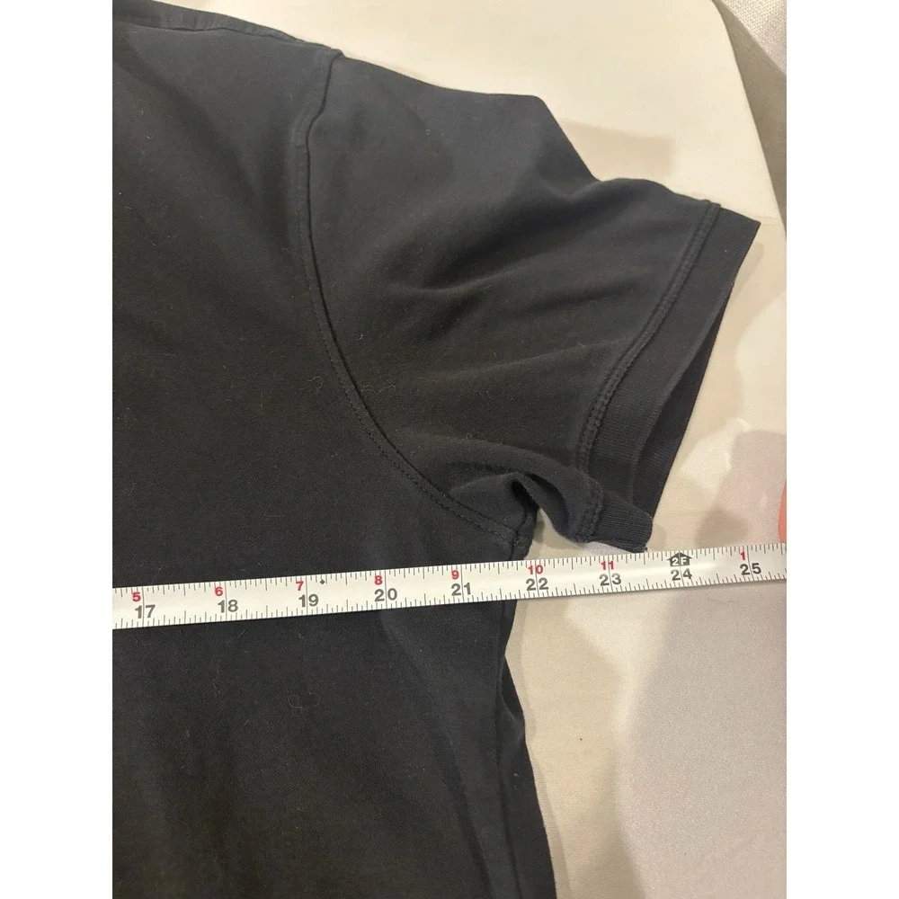 Banana‎ Republic Men Black Polo Short Sleeve Shirt Size XL Fitted Slim